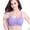 Purple, variant on FcBaudy Nursing Bras Bras for Women Pregnant Women's Plain Color Bra Nursing Bras Vest Tops Women Underwear