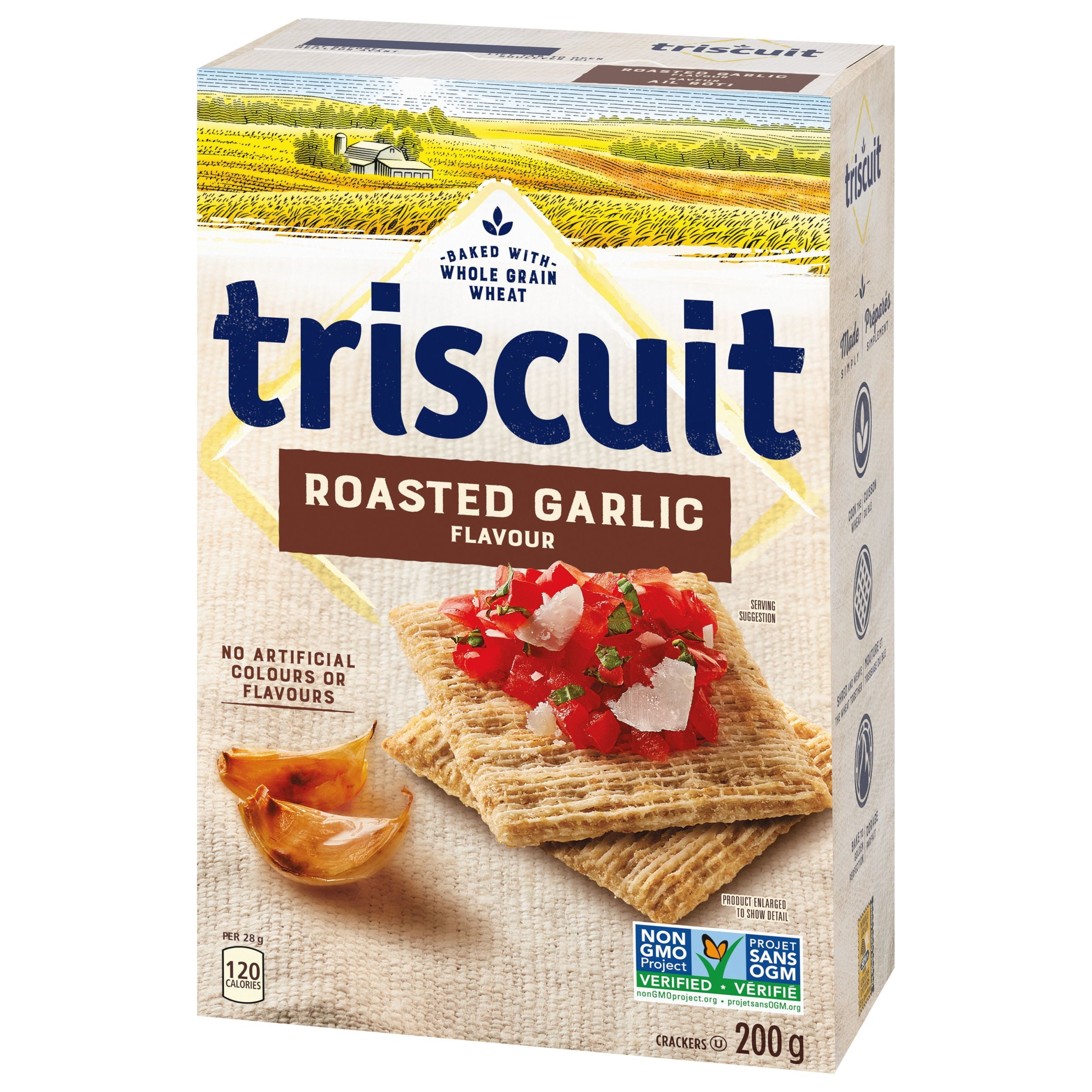 TRISCUIT à Saveur d’ail Rôti Craquelins