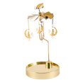 thumbnail image 1 of Abbracc Golden Rotating Candle Holder Holder Home Candlestick Centerpieces Wedding Table Moon Cat C, 1 of 9