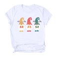 thumbnail image 1 of RKSTN Hauts pour Femmes 2024 Mode Pâques Mignon Lapin Imprimé Col Rond Hauts Coupe Ample Manches Courtes Blouse Unie Hauts, 1 of 6