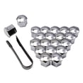 thumbnail image 2 of Xingzhi 20PCS/Set Car Wheel Nut Cap Exterior Decoration Replacement Auto Hub Screw Cover 17-21mm Anti-rust Automobile Nuts Rims Plating Silver 21mm, 2 of 8