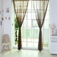 thumbnail image 1 of EGNMCR Room Decor Home Decor 1 PCS Pure Color Tulle Door Window Curtain Drape Panel Sheer Scarf Valances Curtain, 1 of 2
