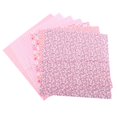 thumbnail image 1 of 7pcs Cotton Fabric DIY Assorted Squares Pre Cut Bedding Suite Quarters Bundle Pink 25*25cm, 1 of 13