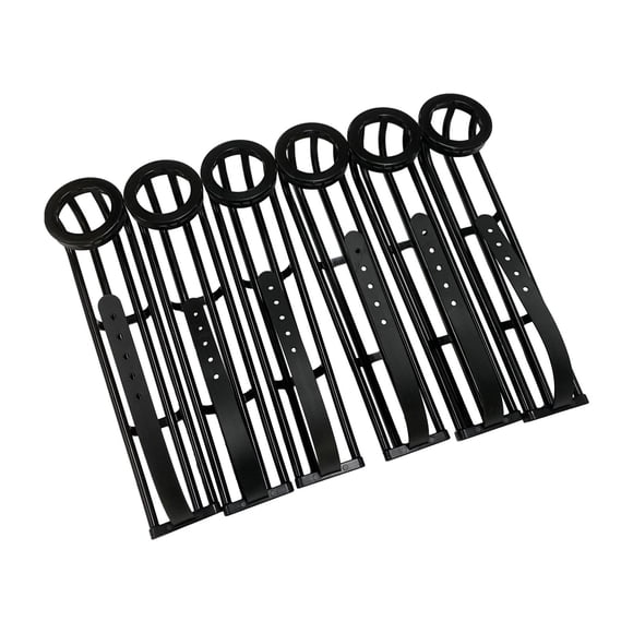 Almencla 6 Pieces Billiards Table Pocket Rail Entertainment Parts Durable Replacement black