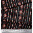 thumbnail image 3 of Soimoi Modal Satin Fabric Ikat Southwestern Print Fabric by The Yard 42 Inch Wide, 3 of 3