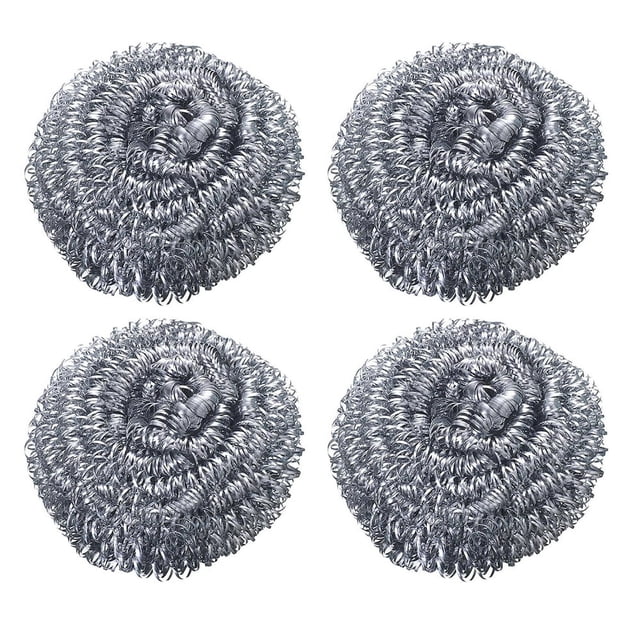 CHUANK Household Stainless Steel Pot Pan Scrubber Cleaning Ball Tool-6Pcs