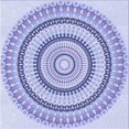 thumbnail image 1 of Ahgly Tapis d'Intérieur Lavable en Machine Carré Transitionnel Bleu Ardoise Moyen, 5 Pieds Carré, 1 of 7