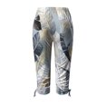 thumbnail image 5 of Pantalon Cargo pour Femmes à Coupe Décontractée par Generic TG, Capris Décontractés Noirs Unis, à Cordon, Raccourcis, Légers, 1 Unité, 5 of 5