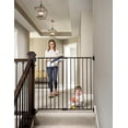 thumbnail image 1 of Regalo Extra Tall Top Of Stairs Metal Safety Gate, Black, 1 of 4