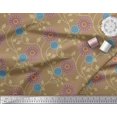 thumbnail image 3 of Soimoi Polyester Crepe Fabric Artistic Floral Decor Fabric Printed Yard 52 Inch Wide, 3 of 3