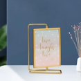 thumbnail image 4 of yuksok Photo Frame Cards Display Stand Holder Ornament Glass Front Rotating Photo Frame Aureate 23x15.5cm, 4 of 9