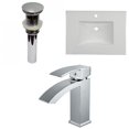 thumbnail image 1 of American Imaginations 30.75-in. W 1 Hole Ceramic Top Set In White Color - Overflow Drain Incl. AI-33319, 1 of 9