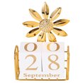 thumbnail image 3 of 1 Set of Wood Calendar Block Office Perpetual Calendar Decorative Table Calendar Block Calendar, 3 of 5