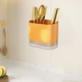 thumbnail image 4 of Tableware Storage Plastic Wall Mounted Hollow Chopsticks Spoon Basket Suitable For Party Camping Picnic Kitchen Counter Office, 4 of 6