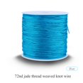 thumbnail image 1 of Telituny Cordon Nœud Papillon Chinois-100 m x 0,8 mm Nylon Nœud Papillon Chinois Cordon Filet Macramé Queue-de-Pie Bleu, 1 of 5