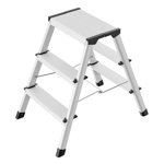 Hailo Tabouret pliant, double face 3 Échelle d'étape pour la maison & Cuisine, D60
