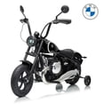 thumbnail image 1 of VOLTZ TOYS BMW R 18 Style 24V Kids Ride-On Motorcycle, Electric Motorized Cruising Toy Bike with Twist Throttle, Hand Brake Lever, Detachable Training Wheels, Black, 1 of 9