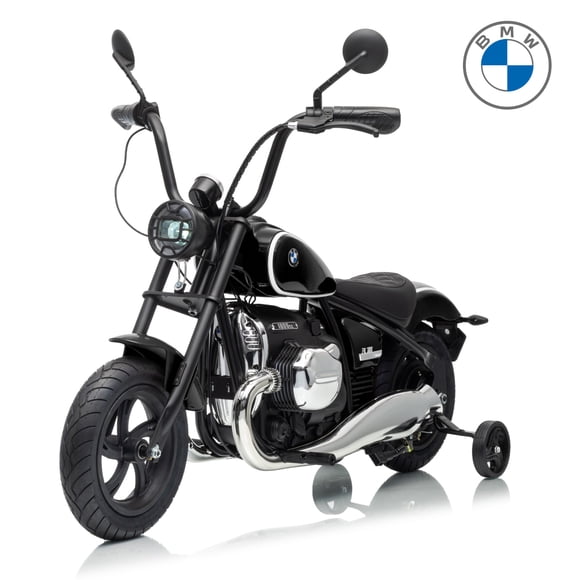 VOLTZ TOYS BMW R 18 Style 24V Kids Ride-On Motorcycle, Electric Motorized Cruising Toy Bike with Twist Throttle, Hand Brake Lever, Detachable Training Wheels, Black
