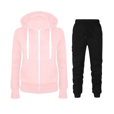 Frostluinai Ensembles Deux Pièces pour Femmes Pantalons de Jogging Décontractés Ensemble de Sweat à Capuche à Fermeture Éclair avec Cordon de Serrage Ensemble de Survêtement Confortable à Manches Longues avec Poche