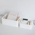 thumbnail image 2 of Bamboohart 4 Pieces Cube Storage Bin White Collapsible Crate Trunk Organizer Miss, 2 of 8
