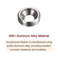 thumbnail image 4 of Unique Bargains Lot de 30 Rondelles à Encastrer M3 en Alliage d'Aluminium Anodisé, Gris, 4 of 4