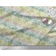 thumbnail image 3 of Soimoi polyester Crepe Fabric Stripe & Ogee Damask Print Fabric by the Yard 52 Inch Wide, 3 of 3