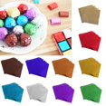 thumbnail image 4 of Rongfmy 4x100Pcs Chocolate Candy Package Paper Aluminum foil Wrappers Red 8x8cm 4 Pcs, 4 of 9