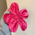 thumbnail image 2 of CSChome Corde à Cheveux Princesse Fleur Corde à Cheveux - Grande Forme de Fleur Élastique à Cheveux Uni Exagéré, 2 of 7