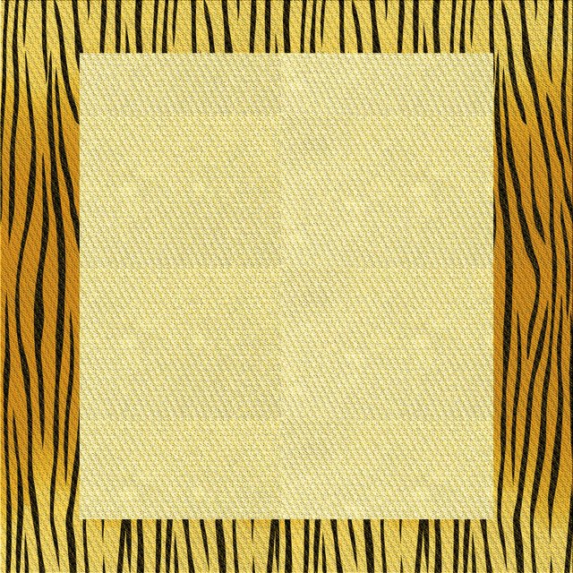 Ahgly Company Machine Washable Indoor Square Transitional Dark Golden Rod Brown Area Rugs, 5' Square