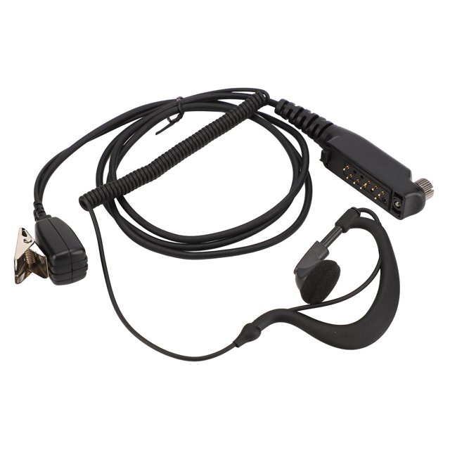 G Forme Casque Micro PTT, Accessoires Talkie Polyvalent Durable pour Talkies