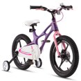 thumbnail image 1 of RoyalBaby Vélo pour Enfants Space Shuttle 14 Pouces en Alliage Mg avec Roues Stabilisatrices, Violet, 1 of 12