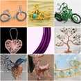 thumbnail image 2 of Aluminum Wire Thickness Bendable Wires Bike Easy to Use Durability Rust-proof Resilience Handy Installation Durability Rust-proof for Crafts DIY purple, 2 of 9
