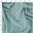 thumbnail image 3 of Soimoi Green Poly Georgette Fabric Leopard Animal Skin Print Fabric by Yard 42 Inch Wide, 3 of 6