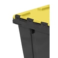 thumbnail image 2 of Bac à couvercle rabattable RAMTUFF Noir et jaune 45L, 2 of 5