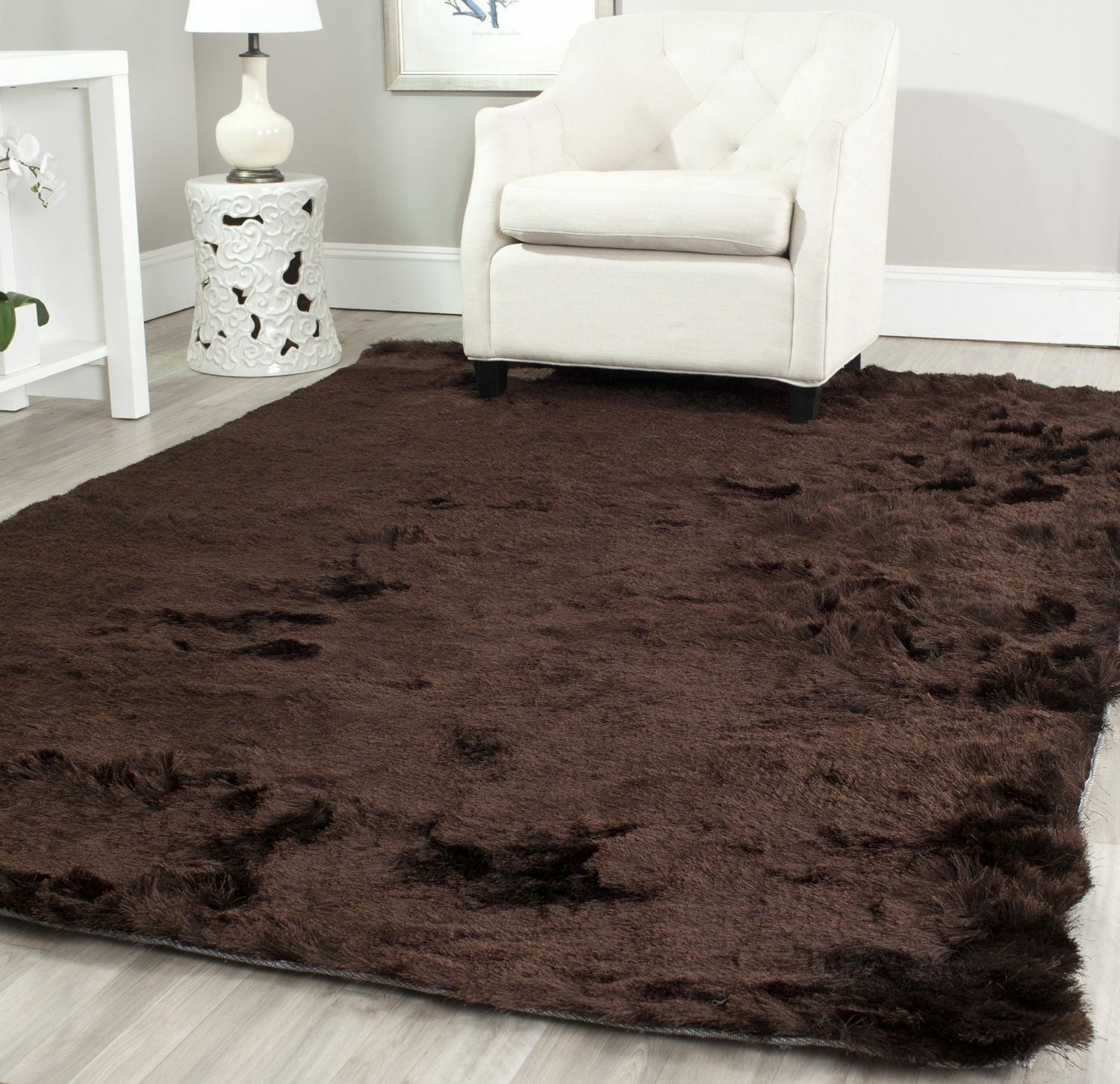 Safavieh Paris Darwin Tapis Peluche Solide Shag