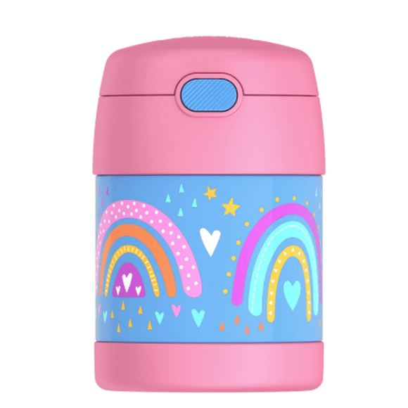 Thermos FUNtainer 10 oz Food Jar – Rainbow & Hearts Design