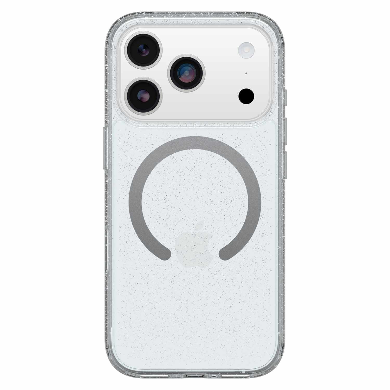 OtterBox Symmetry Clear MagSafe Case w/Camera Control Stardust 3.0 with Blue Tint (Clear) for iPhone 17 Pro