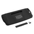thumbnail image 3 of Amdohai E30 Clavier Sans Fil 2.4GHz avec Souris Trackball Molette Télécommande pour Android TV BOX TV Intelligente PC Notebook Noir, 3 of 9