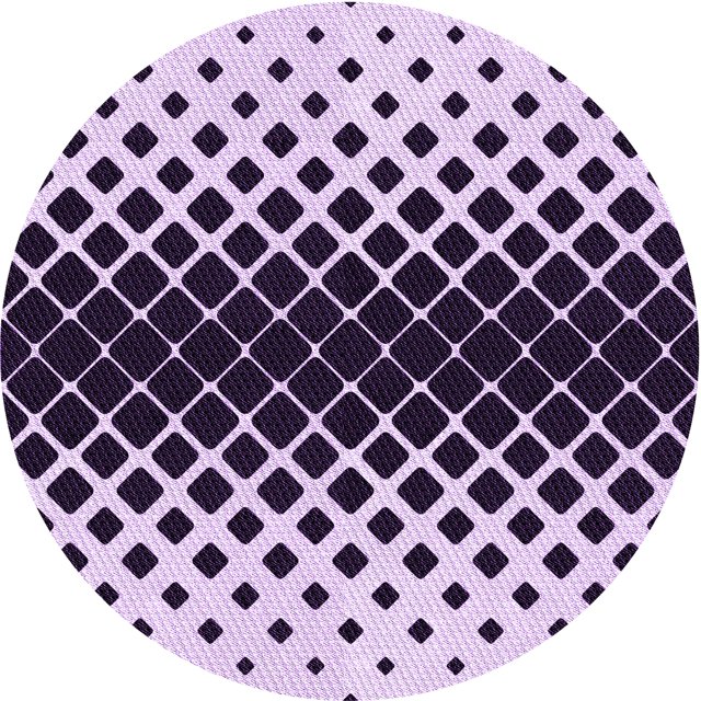 Ahgly Tapis Rond Lavable en Machine Intérieur Transitionnel Fleur Rose, 6 Pieds Rond