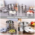 thumbnail image 2 of EIGTHTAILSteamer Dash Egg Cooker Soup Pot Microwave Vegetable Silver, 2 of 8