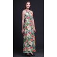 thumbnail image 2 of Bimba Robe Maxi à Fleurs pour Femmes Sans Manches à Col Ras du Cou, Dos Nu, avec Fentes Latérales - XX-Grand, 2 of 6