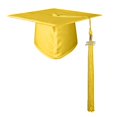 thumbnail image 1 of MIASHUI Kids Kindergarten Graduation Caps with Tassel Preschool Uniform Accessories,Yellow,M, 1 of 4