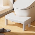 thumbnail image 2 of Feltree Foldable and Stackable Toilet Squatting Stool, 6.69in High Non-Slip Bathroom Step Stool for Adults and Kids, Fits All Toilets for Easy Poop Position Assistance, 2 of 8