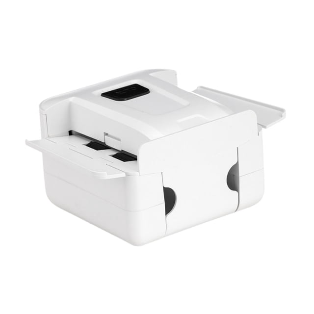 Bunblic Automatic Card Shuffler Electric Card Shuffler Low Noise Electric Shuffling Machine for Board Games Home Family Friends Party White