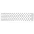 thumbnail image 1 of 5D Diamond Painting Mesh Grid Ruler Stainless Steel Net Drawing Embroidery Art Tool, Square, 1 of 8