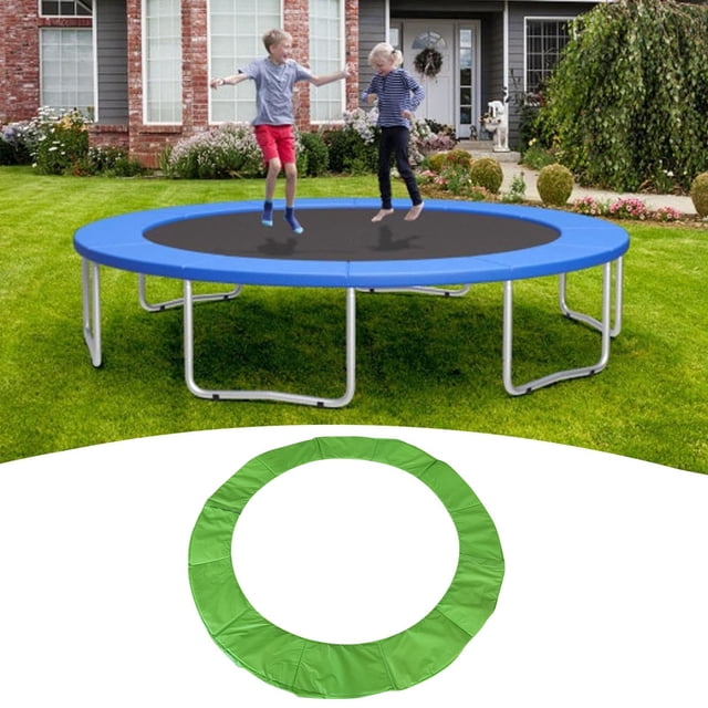 Outdoor Trampoline Pad For Kids Polyethylene Jump Mat Durable Tear Foldable Design For Children 8 Years And Up 14ft Trampoline Enclosure 10 Ft Trampoline Mat Replacement Sunny Bunnies 6 Foot