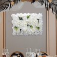 thumbnail image 3 of jifeng Artificial Flowers Wall Screen Romantic , Floral Backdrop ,Background Wall Decor White, 3 of 9