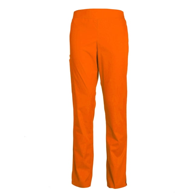 Pantalon d'Uniforme d'Infirmière pour Femmes Coupe Ajustée Jambe Évasée Taille Élastique