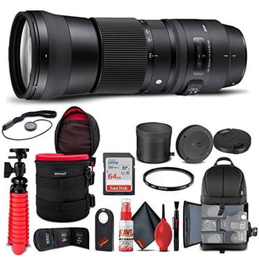 Sigma 150-600mm F/5-6.3 DG OS HSM Objectif Contemporain pour Nikon F (745-306) Ensemble
