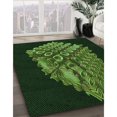 thumbnail image 3 of Ahgly Tapis Rectangulaire Lavable en Machine Intérieur Transitionnel Vert Lime Foncé, 4 Pieds x 6 Pieds, 3 of 7